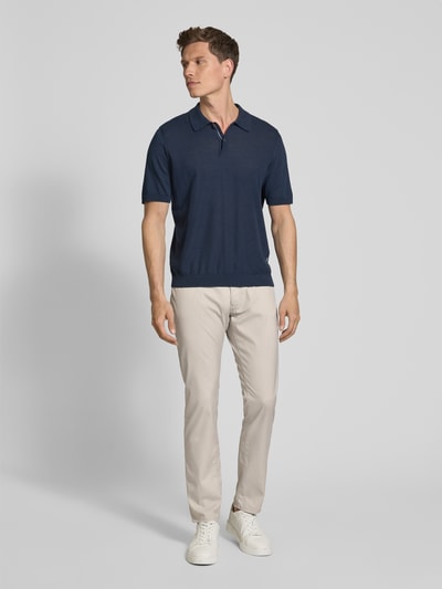 Pierre Cardin Tapered fit chino met structuurmotief, model 'Lyon' Kit - 1
