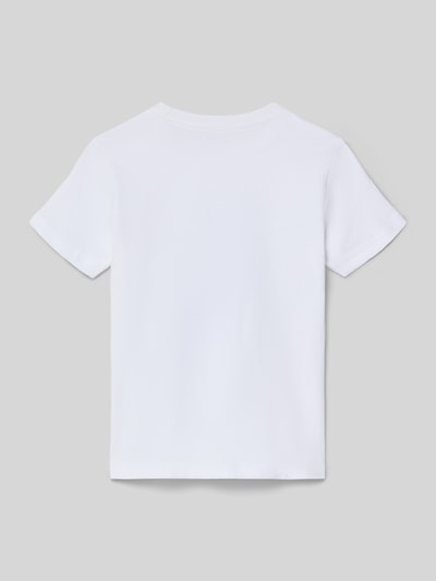 Produktfoto, Regular Fit T-Shirt aus reiner Baumwolle mit Polo Bear von Polo Ralph Lauren Kids, białe, jednokolorowe, jersey, krótki rękaw, dekolt okrągły