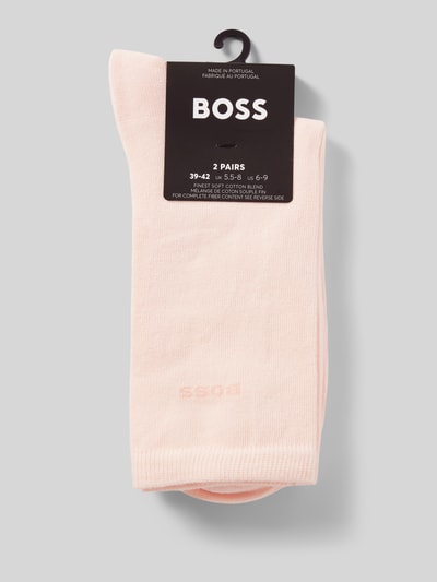 BOSS Socken mit Label-Print im 2er-Pack Rose 3