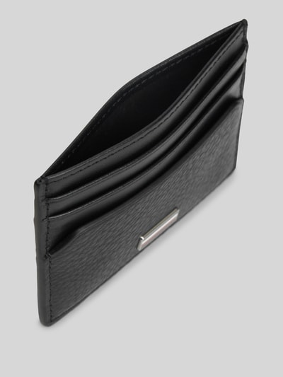 Tommy Hilfiger Etui na karty z naturalnej skóry Czarny 3