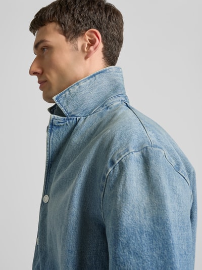 WON HUNDRED Freizeithemd in Denim-Optik Blau 3