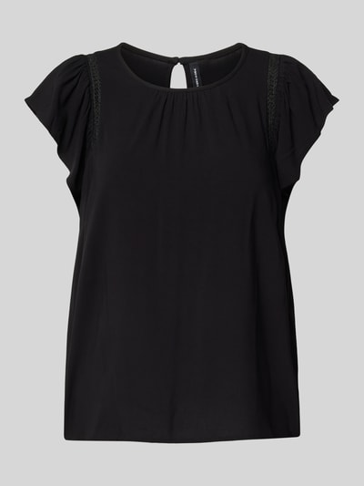 Vero Moda Regular Fit Blusentop aus Viskose-Mix Modell 'BELLA' Black 2