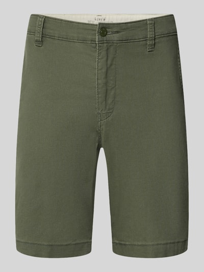 Levi's® Regular Fit Chinoshorts aus Baumwoll-Mix Oliv 2