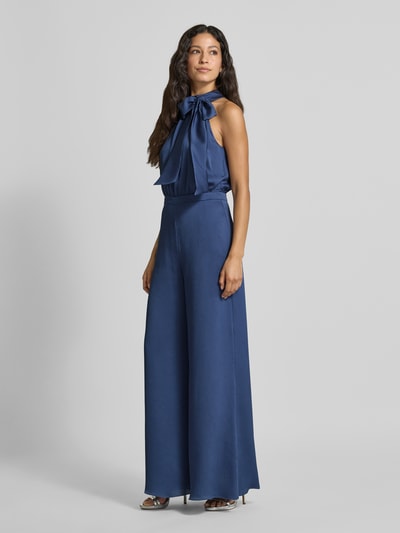 Swing Jumpsuit met opstaande kraag Blauw - 1