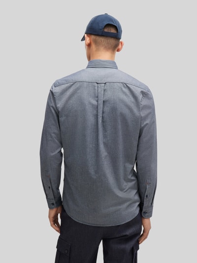 BOSS Orange Regular fit vrijetijdsoverhemd van Oxford-katoen, model 'RICKERT' Marineblauw - 5
