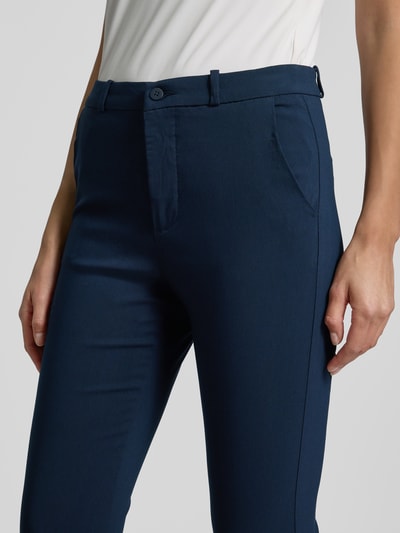 FREE/QUENT Capribroek met Franse steekzakken, model 'Solvej' Marineblauw - 3