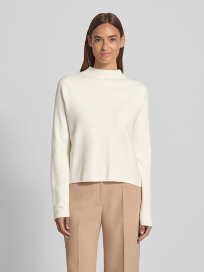 Mango Strickpullover mit Stehkragen Modell 'CHIMNEY' Beige 4