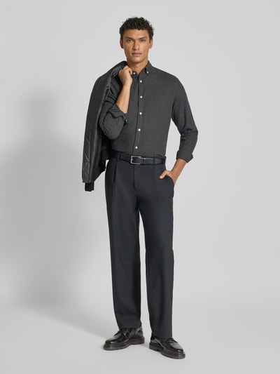 MCNEAL Regular fit vrijetijdsoverhemd met button-downkraag Donkergrijs - 1