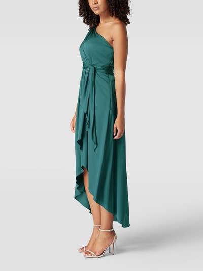 Jake*s Cocktail Cocktailkleid mit One-Shoulder-Träger Smaragd Melange 4