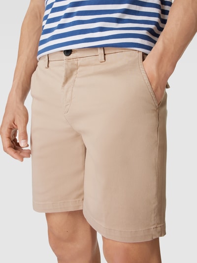 MOS MOSH Korte chino met Franse steekzakken, model 'Hunt' Beige - 3