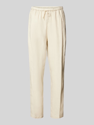 Tommy Hilfiger Tapered Fit Leinenhose mit Bügelfalten Modell 'CASUAL LINEN' Sand 2