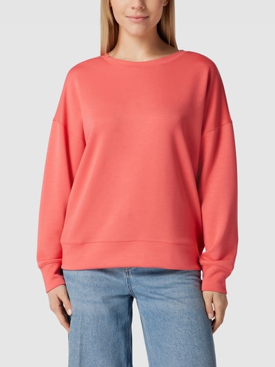 Christian Berg Woman Sweatshirt mit Rundhalsausschnitt Koralle 4