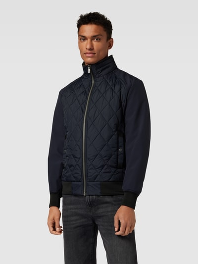 Christian Berg Men Jacke mit Steppnähten Marine 4