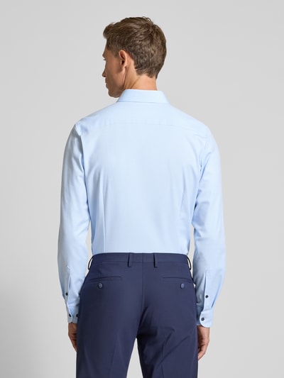 OLYMP Level Five Slim Fit Businesshemd mit Kentkragen Bleu 5