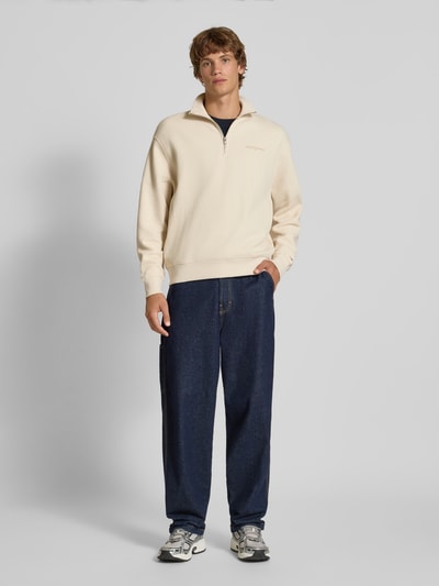 Tommy Jeans Regular fit schipperstrui van katoenmix Zand - 1