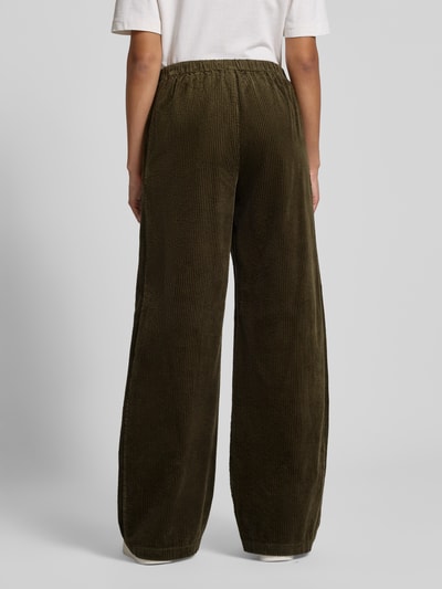 Marc O'Polo Wide Leg Cordhose aus reiner Baumwolle Khaki 5