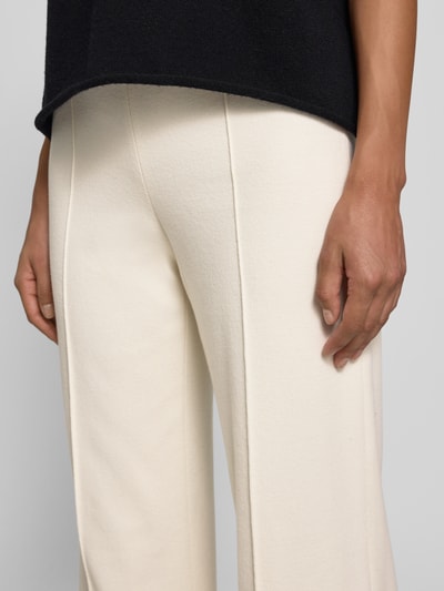 Raffaello Rossi Spodnie materiałowe z zakładkami w pasie model ‘ELAINE’ Złamany biały 3