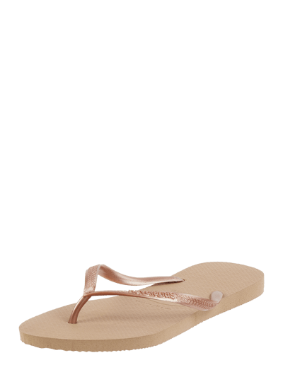 Havaianas Teenslippers van rubber in metallic look  Rosé - 1