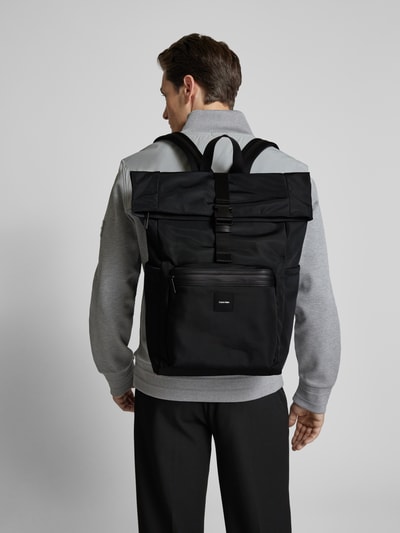 CK Calvin Klein Rucksack mit Label-Badge Black 1