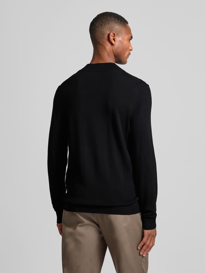 SELECTED HOMME Strickpullover mit Stehkragen Modell 'TRAY' Black 5