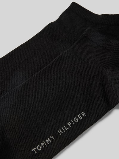 Produktfoto, Sneaker-Socken im 2er-Pack von Tommy Hilfiger, efekt: jednolity kolor, wyhaftowane logo, prążkowany ściągacz, mieszanka bawełny