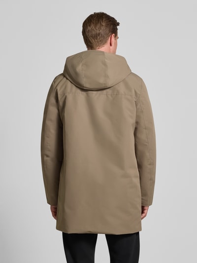 Geox Regular fit parka met capuchon, model 'DORAY' Beige - 5