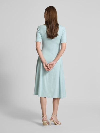 Lauren Ralph Lauren T-shirtjurk met boothals, model 'MUNZIE' Bleu - 5