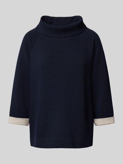 Betty Barclay Sweatshirt met opstaande kraag Marineblauw - 2