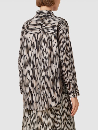 CINQUE Bluse mit Allover-Muster Modell 'CITARANA' Black 5