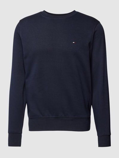 Tommy Hilfiger Sweatshirt met labelstitching c Marineblauw - 2