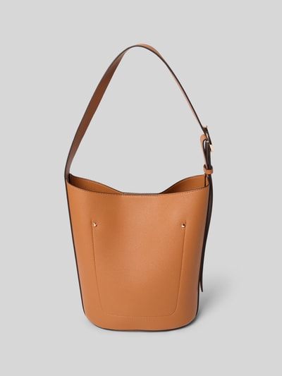 Guess Torba tote z detalem z logo Koniakowy 4