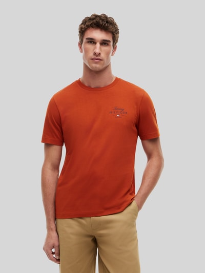 Tommy Hilfiger Regular Fit T-Shirt aus reiner Baumwolle Terra 4