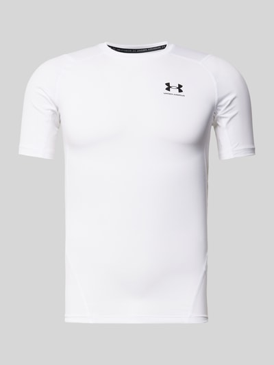 Under Armour T-Shirt mit Label-Print Weiss 1