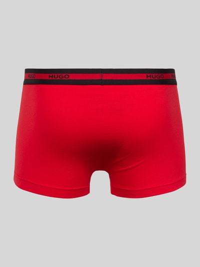 HUGO Trunks mit Label-Details im 3er-Pack Rot 3