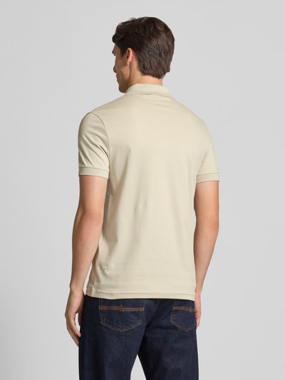 BOSS Orange Slim Fit Poloshirt aus Baumwoll-Mix Sand 5