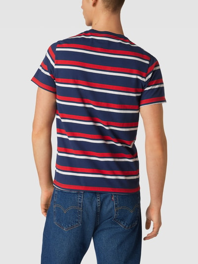 Levi's® T-Shirt mit Streifenmuster Modell 'ORIGINAL' Marine 5