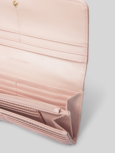 VALENTINO BAGS Portemonnaie mit Label-Applikation Modell 'OCARINA' Rose 3