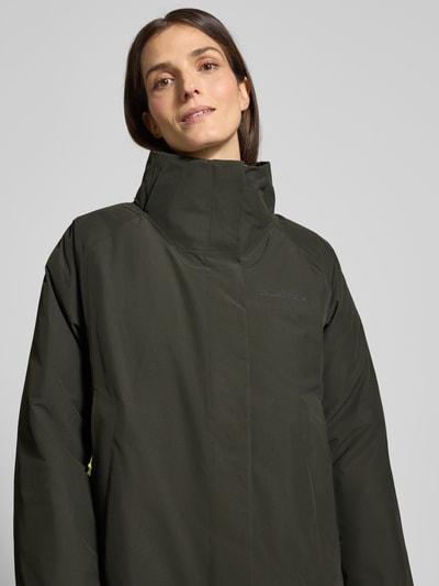 PEAK PERFORMANCE Regular Fit Funktionsmantel mit Label-Detail Modell 'TREELINE DOWN' Oliv 3