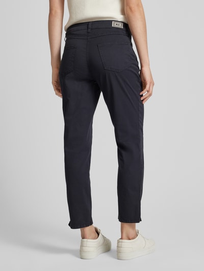 MAC Slim fit jeans in effen design, model 'MELANIE' Donkerblauw - 5