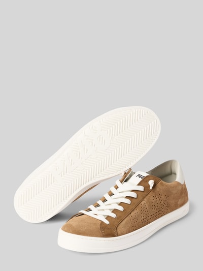 P448 Sneakersy sznurowane model ‘JOHN’ Jasnobrązowy 4