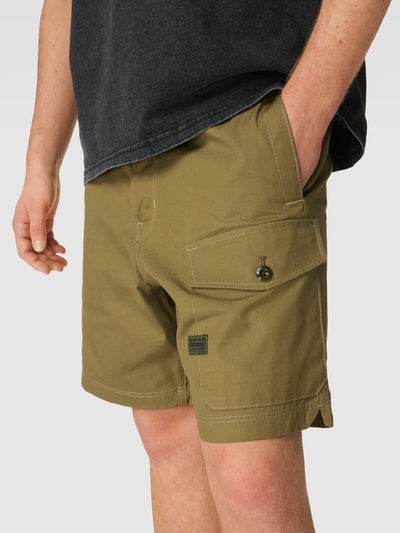 G-Star Raw Shorts mit Label-Details Oliv 3