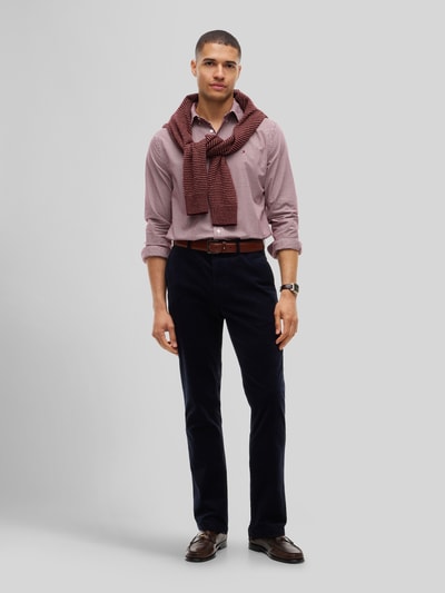 Tommy Hilfiger Regular Fit Freizeithemd mit Logo-Stitching Bordeaux 1