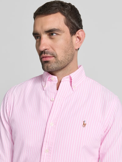 Polo Ralph Lauren Regular Fit Freizeithemd aus reiner Baumwolle Rosa 3