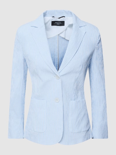 Weekend Max Mara Blazer mit Reverskragen Modell 'ALETTA' Bleu 2