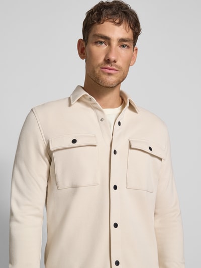 MCNEAL Hemdjacke mit Druckknopfleiste Sand 3