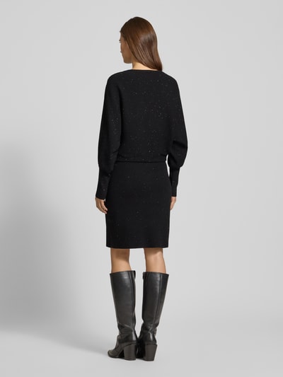 Zero Strickkleid aus Viskose-Mix Black 5
