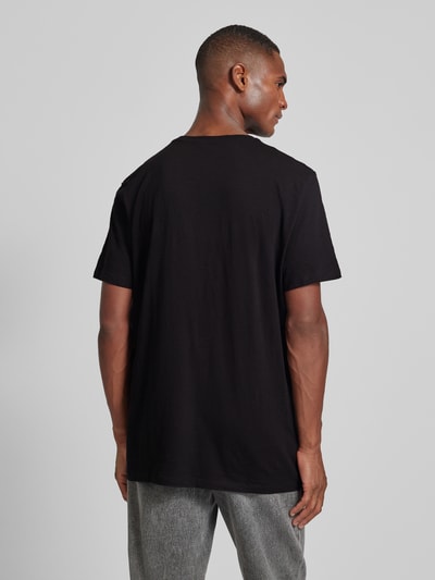 SELECTED HOMME T-Shirt mit Rundhalsausschnitt Modell 'ASPEN SLUB' Black 5