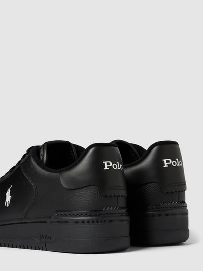 Polo Ralph Lauren Sneakersy z wyhaftowanym logo Czarny 2