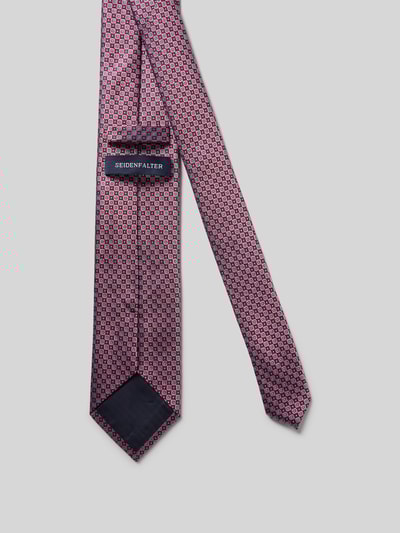 Prince Bowtie Seidenkrawatte mit Statement-Patch (7cm) Flieder 2