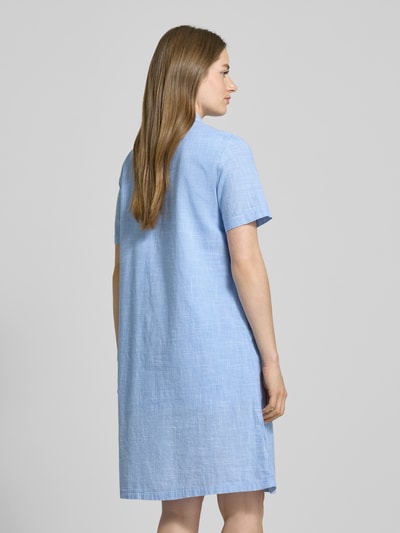 Tom Tailor Regular fit blousejurk van puur katoen Lichtblauw - 5